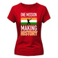 India T20 Women's World Cup Making History India Women Cricket Printed Ladies Fit T-Shirt