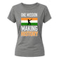 India T20 Women's World Cup Making History India Women Cricket Printed Ladies Fit T-Shirt