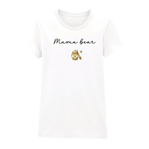 Mama  Honey Pot & Bee T-Shirt Cute Mom Graphic Tee Mothers Day Gift