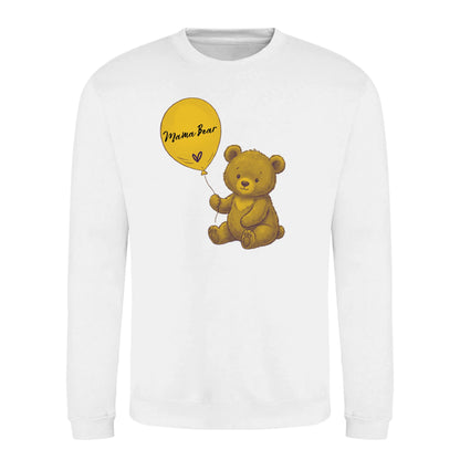 Mama Bear Teddy Balloon Mothers Day Printed Sweatshirt Unisex