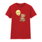 Mama Bear Teddy Balloon Mothers Day Printed Ladies Fit T-Shirt