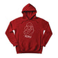 Mama Love Sketch Mother's Day Printed Unisex Hoodie