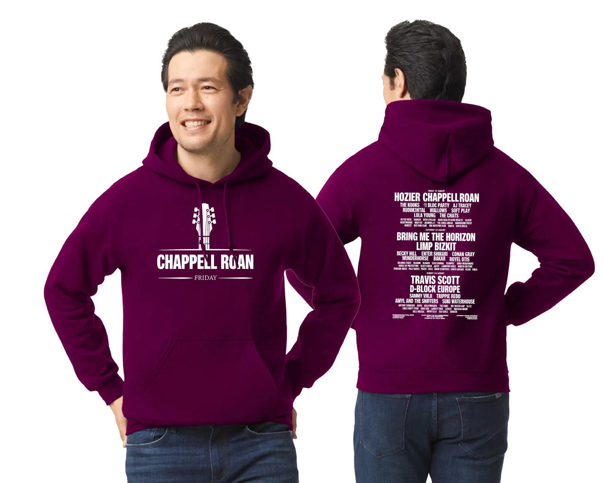 Chappell Roan Friday Hoodie, Heavy Blend Reading & Leeds Festival Printed Pullover Hooded, Unisex Classic Fit Hoodie M8471