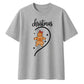 Matching Gingerbread Girl Half Heart Christmas Oversized T-Shirt