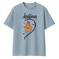 Matching Gingerbread Girl Half Heart Christmas Oversized T-Shirt