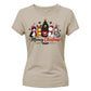 Meowy Cute Cat Graphic Christmas Ladies T-Shirt