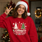 Merry Christmas Three Trees Graphic Unisex Sweatshirt