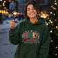 Merry Christmas Tree Patterned Graphic Unisex Hoodie