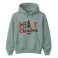 Merry Christmas Tree Patterned Graphic Unisex Hoodie