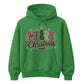 Merry Christmas Tree Patterned Graphic Unisex Hoodie