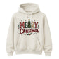 Merry Christmas Tree Patterned Graphic Unisex Hoodie