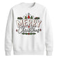 Merry Christmas Trees And Holly Christmas Unisex Sweatshirt
