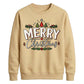 Merry Christmas Trees And Holly Christmas Unisex Sweatshirt