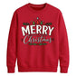 Merry Christmas Trees And Holly Christmas Unisex Sweatshirt