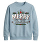 Merry Christmas Trees And Holly Christmas Unisex Sweatshirt
