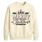 Merry Christmas Trees And Holly Christmas Unisex Sweatshirt