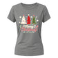 Merry Christmas Trees Graphic Ladies T-Shirt