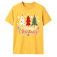 Merry Christmas Trees Graphic Unisex T-Shirt