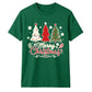 Merry Christmas Trees Graphic Unisex T-Shirt