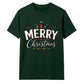 Merry Christmas Typography Graphic Unisex T-Shirt