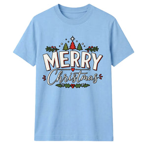Merry Christmas Typography Graphic Unisex T-Shirt