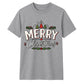 Merry Christmas Typography Graphic Unisex T-Shirt