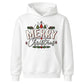 Merry Christmas Vintage Trees Holly Christmas Kids Hoodie