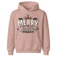 Merry Christmas Vintage Trees Holly Christmas Kids Hoodie