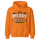 Merry Christmas Vintage Trees Holly Christmas Kids Hoodie