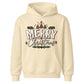 Merry Christmas Vintage Trees Holly Christmas Kids Hoodie