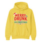 Merry Drunk I'm Graphic Christmas Unisex Hoodie
