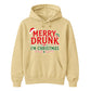 Merry Drunk I'm Graphic Christmas Unisex Hoodie