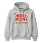 Merry Drunk I'm Graphic Christmas Unisex Hoodie