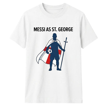 Messi As St George FiFA Printed Unisex Tshirt