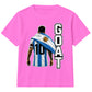 Messi GOAT Argentina No 10 Football Kids T-Shirt