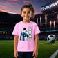Messi GOAT Argentina No 10 Football Kids T-Shirt