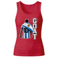 Messi GOAT Argentina No 10 Football Ladies Tank Top