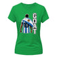 Messi GOAT Argentina No 10 Football Ladies T-Shirt