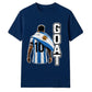 Messi GOAT Argentina No 10 Football Unisex T-Shirt