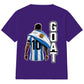 Messi GOAT Argentina No 10 Football Kids T-Shirt