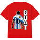 Messi GOAT Argentina No 10 Football Kids T-Shirt