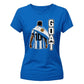 Messi GOAT Argentina No 10 Football Ladies T-Shirt