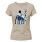 Messi GOAT Argentina No 10 Football Ladies T-Shirt