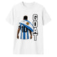 Messi GOAT Argentina No 10 Football Unisex T-Shirt