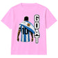 Messi GOAT Argentina No 10 Football Kids T-Shirt