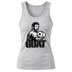 Messi GOAT Football Argentina Football Ladies Tank Top