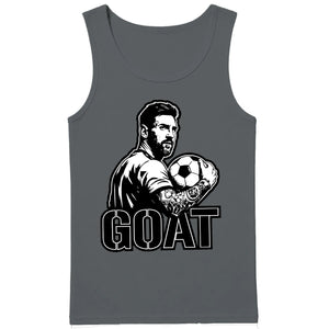 Messi GOAT Graphic Argentina Football Men Tank Top