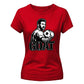 Messi GOAT Graphic Argentina Football Ladies T-Shirt