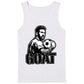 Messi GOAT Graphic Argentina Football Men Tank Top