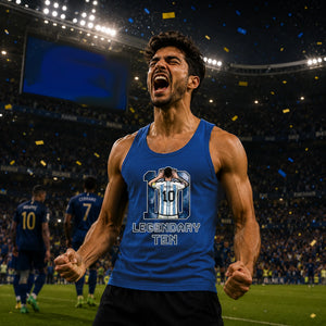 Messi Legendary Ten Argentina Football Men Tank Top